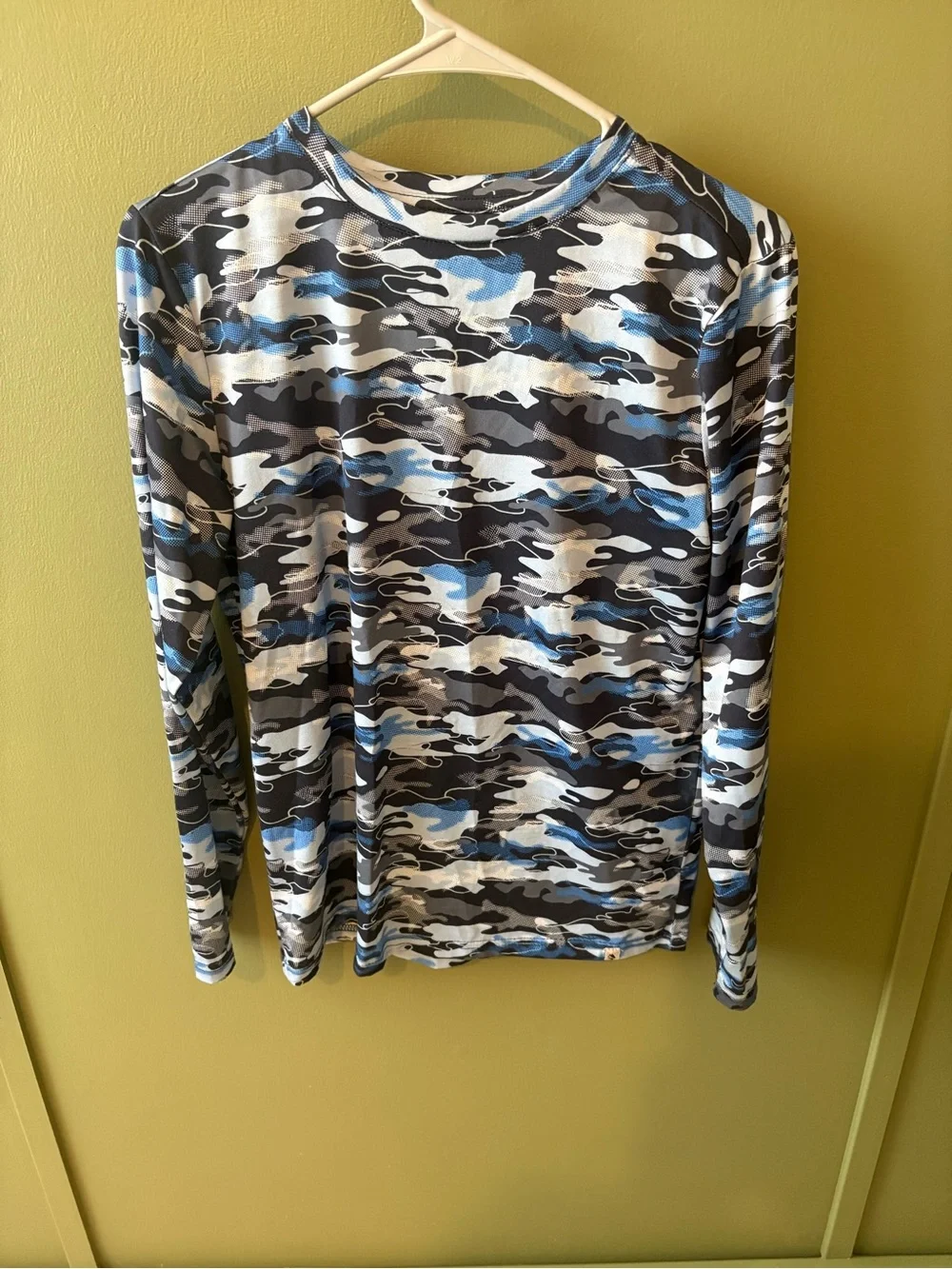 Ocean + Coast Blue Camouflage Performance Shirt - Picture 2 of 4